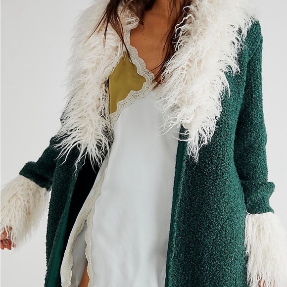 SALE FREE PEOPLE KATE SWEATER JACKET/ SO STUNNING FITS XS/S - Picture 9 of 10